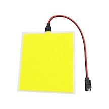 Pm-37725 100x100mm Elektrominesans El 3v Led Panel Sarı Aydınlatmalı Esnek Yapı