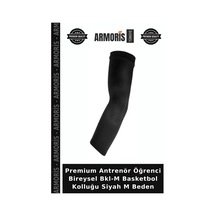 Premium Antrenör Öğrenci Bireysel Bkl-m Basketbol Kolluğu Siyah M Beden