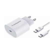 25w Pd Hızlı Şarj Seti Usb-c Usb-c Kablo + Adaptör Smart Charging & Güvenlik Koruması