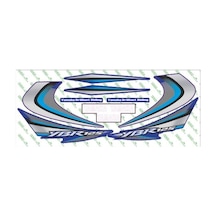 Yamaha Ybr 125 2010 Uyumlu Mavi Sticker Set Standart