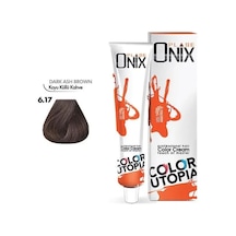 Tüp Saç Boyası 60 Ml Profesyonel Boya - 6/17 Koyu Küllü Kahve