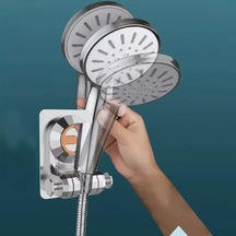 Duş Mafsalı Yapışkanlı Krom Renkli Lüx Yeni Model Krom