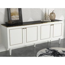 Dekorister Exclusive Ravenna Konsol Beyaz-Mermer