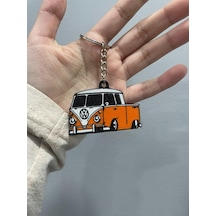 Tos Tos Araba Kombi Sevimli Figür Karakter Anahtarlık Çok Renkli