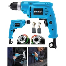 Snaiker 10mm Çift Yön Dönebilen Devir Ayarlı Otomatik Madren Elektrikli Darbesiz Matkap