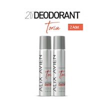 Alüminyumsuz Seyahat Boy Kadın Deodorant Spray İkili Set 2x75 Ml - Toria