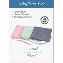 Mikrofiber 40x60cm 3 Adet Sihirli Bez Ayna,tv,cam Mutfak Banyo Bezi Renkleri Gri