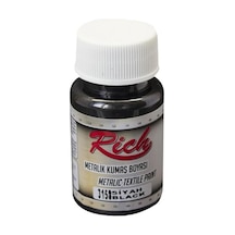 Rich Metalik Kumaş Boyası 50cc Siyah Çok Renkli