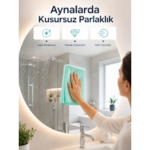 Mey İthalat Cam Temizlik Bezi Yüksek Emici Mikrofiber Bez Cam Ayna Ve Vitrin Temizliği Diğer