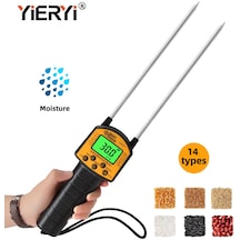 Ar991 Tahıl Nem Ölçer Dijital Test Cihazı Higrometre Lcd Ekran 14 Çeşit Mahsul Mısır Buğday Pirinç Fasulye Buğday Unu Yem Için Kullanın