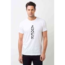 One Piece Baskılı Beyaz Erkek Tshirt