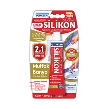 2 Adet Vodaseal Tüp Silikon Şeffaf 50g