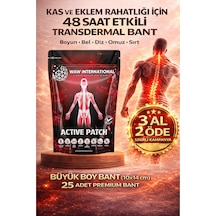 Active Bant Kas Ve Eklem Ağrıları İçin Doğal Bant Anında Rahatlama Ve Uzun Süreli Etki 25 Adet