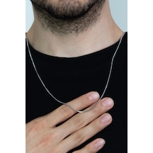 Küp Model Ince Snake Yılan Kolye Erkek Çelik Zincir Eck03K (390748055) Çelik