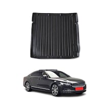 Volvo S90 2018+ Uyumlu Araca Özel Kauçuk Tpe Bagaj Havuzu Siyah