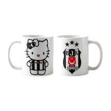 Beşiktaş Hello Kitty Kupa Bardak Tek Adet K070 Çok Renkli