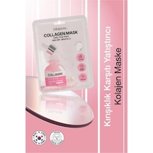 Dermal Kuru Ve Yorgun Ciltler Için Nemlendirici Ve Canlandırıcı Kolajen Kore Maskesi 23 Gr 3 Adet