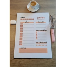 A4 Pastel Ahenk Günlük Planlayıcı 50 Yaprak Çok Renkli