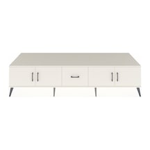 Kronos Tv Ünitesi 2 Raflı Tek Çekmeceli 4 Kapaklı 220x59x51 Aytaşı-aytaşı Aytası/aytası - Aytası