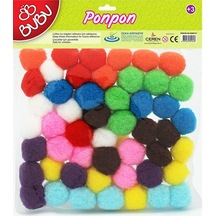Bu-bu Pon Pon 3 Cm 50 Li Karma Bu-bu00110 Çok Renkli