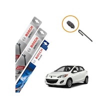 Mazda 2 Muz Silecek Takımı Ön Arka Bosch Aeroeco 2007-2014