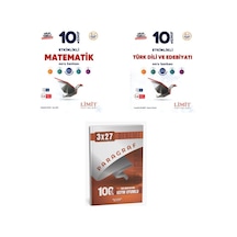 2027 Limit 10. Sınıf Etkinlikli Maarif Matematik + Edebiyat Türk Dili Ve Edebiyatı Soru + Ankapade 3'lü Set