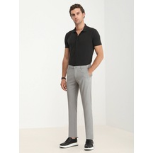 Gri Dokuma Slim Fit Casual Pantolon Gri Gri Dokuma Slim Fit Casual Pantolon Gri