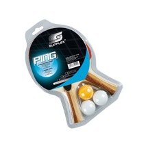 Sunflex Ping P.P. 2 Raket + 3 Top Masa Tenisi Seti