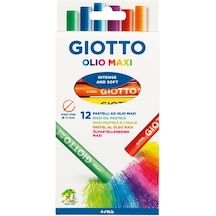 Giotto Hang Tab Box 12 Oıl Pastels Çok Renkli