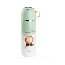 Tnt-8695835419893-bomb Okd-1083400y-040-01-okadı Yeşil Desenli Bardaklı Paslanmaz Çelik Termos 400ml