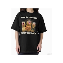 Flood Of Style Burnt Peanut Goop Bungulator T-shirt Erkekler Kadınlar Için % 100% Pamuk T Shirt Kısa Kollu Ü Siyah