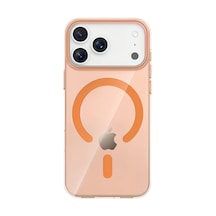 Joko - 857 -  Apple iPhone Uyumlu 17 Pro Pc Blank Magsafe Kapak - Ece-umay - - Turuncu