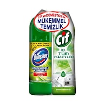 Domestos Ultra Çamaşır Suyu 810 G + Cif Tüm Yüzeyler 750 ML