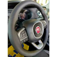 Fiat Doblo 2015-2021 Dikmeli Direksiyon Kılıfı Noktalı 38×11Cm