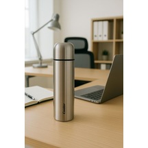 Çelik 750 Ml İnox Mama Termosu Evde Kampta Ofiste İçi Dışı Çelik Kırılmaz Inox