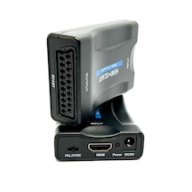 Hdmı'dan Scart'a Kompozit Video Dönüştürücü + Stereo Ses Hdmi Sca