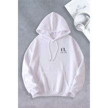 Nevermind Unisex Kadın Erkek Ciel Lune Markalı Oversize Sweatshirt Beyaz Nevermind Unisex Kadın Erkek Ciel Lune Markalı Oversize Sweatshirt Beyaz