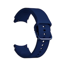 Forzacase Samsung Galaxy Watch Fe İle Uyumlu Silikon Kordon Kayış - Fc163 Lacivert