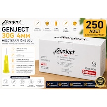 Genject Mezoterapi 30g/4mm İğne Ucu 250'li