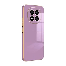 Xiaomi Redmi Note 14 Pro 4g Kılıf Volet Silikon - Mor Düz Renkli