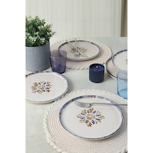 Nordıc Pasta Tabağı 22 Cm 6 Adet 22746 Açık