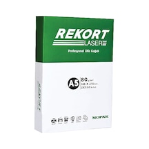 Mopak Rekort Laser A5 80 Gr Fotokopi Kağıdı - 1 Koli 10 Paket 5.000 Yaprak