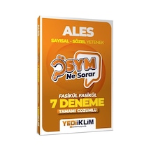 Yediiklim 2027 Ales Ösym Ne Sorar 7 Deneme Fasikül Çözümlü
