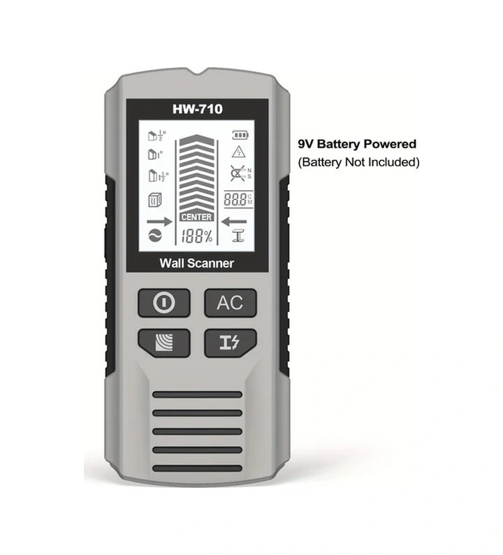 Willowhaven Gray Taşınabilir Dijital Duvar Tarayıcı 5 Modlu Dedektör Metal Ahşap Kablo Pvc Boru