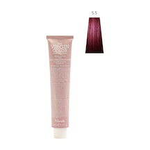 Nook Virgin Color Profesyonel Saç Boyası 100ml-açık Kestane Maun/vişne Çürüğü 5.5-mogano Şarap Kızılı