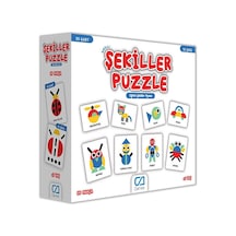 Ca.5114 Şekiller Puzzle Çok Renkli