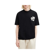 Erkek Tişört Baskılı Kısa Kol T-shirt - Siyah