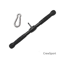 Lat Triceps Bar Aparat 50 Cm - Revolving Straight Bar - Biceps Bar - Lat Pulldown - Fitness Aparat