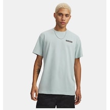 Under Armour Ua Heavyweight Armour Label Erkek T-shirt 1382831-477 Yeşil