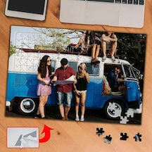 Karavan Araba, Gezi, Kamp 240 Parça Puzzle Yapboz Tablo-k183
